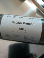 Grüner Pansen gewolft 1kg Rolle