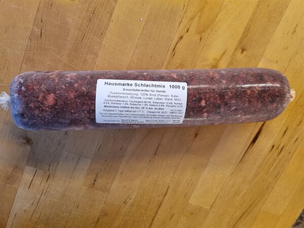 Schlachtmix Hausmarke 1kg Rolle