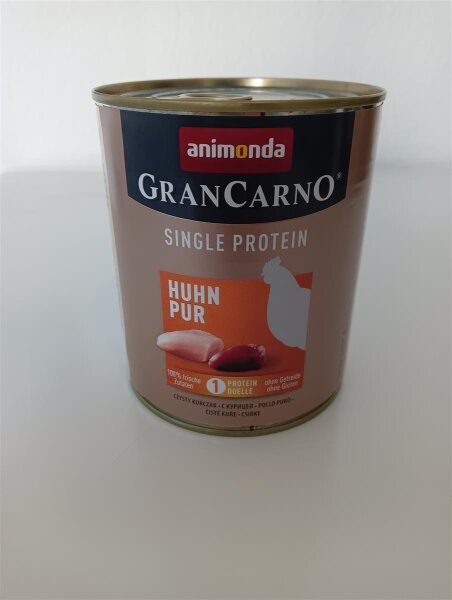 animonda GranCarno Single Protein Huhn pur 800g